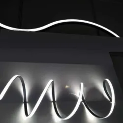 Profilé alu PLAT FLEXIBLE 1 mètre