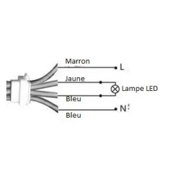 Détecteur de présence Encastrable 220V - 110°