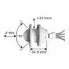 Détecteur de présence Encastrable 220V - 110°
