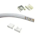 Profilé alu PLAT FLEXIBLE 1 mètre