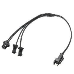 Connecteur 2 fils lumineux sur une alimentation