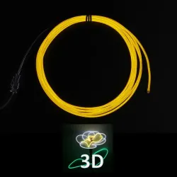 Fil lumineux 3D