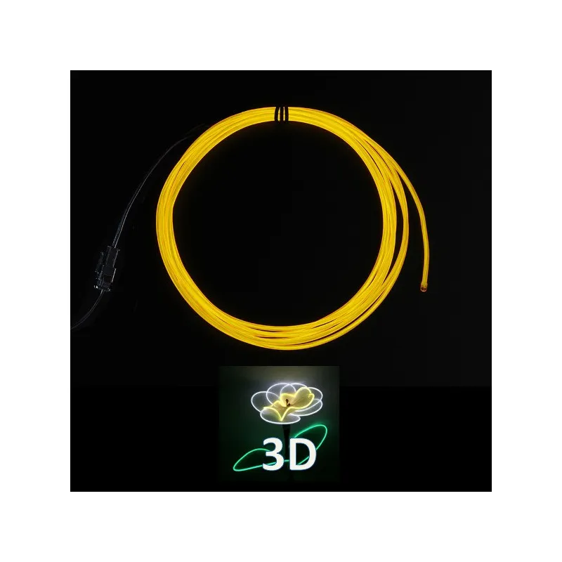 Fil lumineux 3D