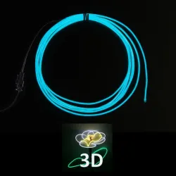 Fil lumineux 3D