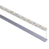 Profilé alu PLAT sans rebords 1m - LOT de 5
