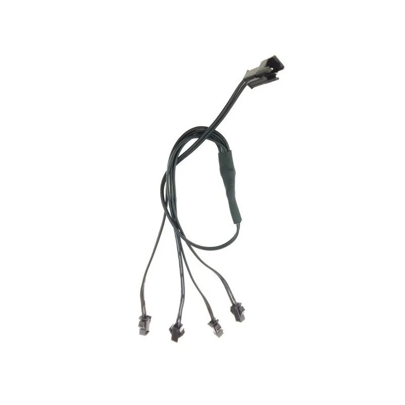 Connecteur 4 fils lumineux sur une alimentation