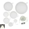 Panneau LED diamètre 170mm, puissance 12W, rond encastrable