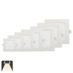 Panneau LED 84x84, 3W, carré encastrable
