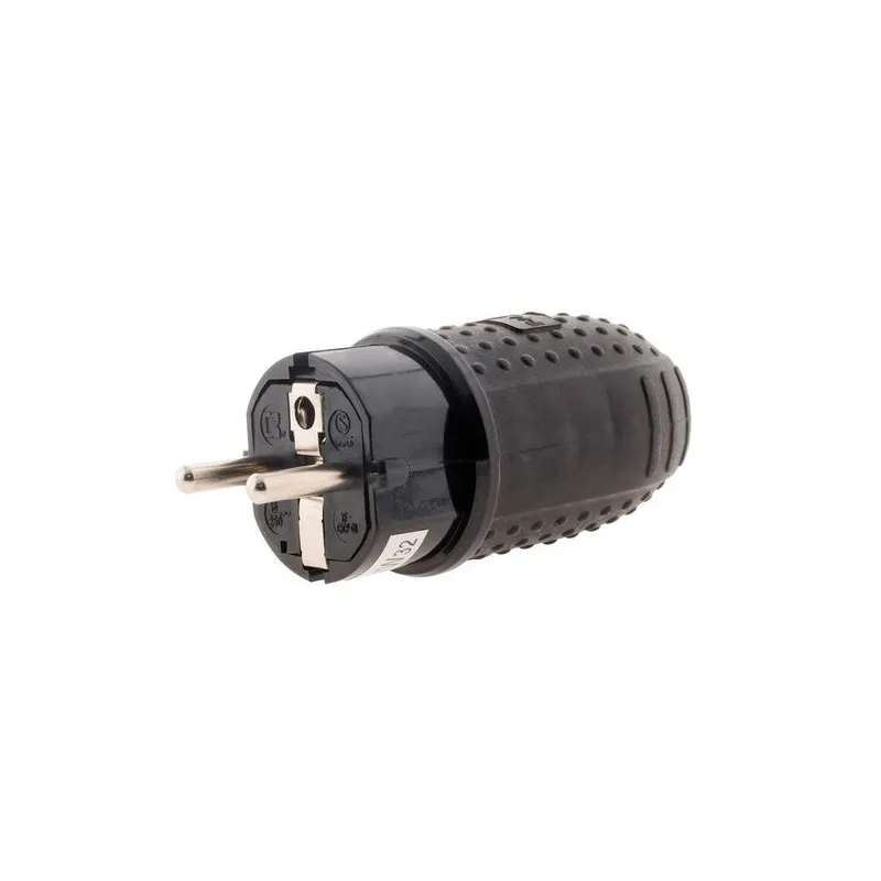 Fiche male 230V à visser 2P+T
