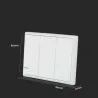 Interrupteur 230V RF multizone