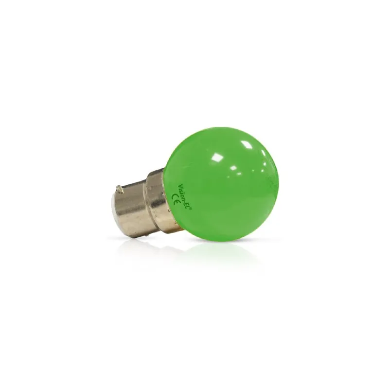 Ampoule LED B22 BLANC ROUGE VERT BLEU