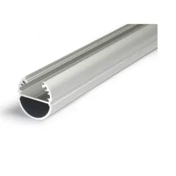 Profile Ovale Aluminium Anodisé 1m pour bandeaux LED