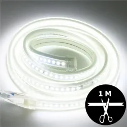 Ruban LED 230V 2835 sécable 1 mètre - Blanc naturel 4000K