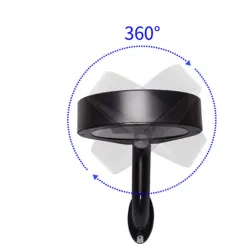 Lampe LED solaire à fixer