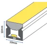 Néon flexible LED plat 12V 10mm 5 mètres