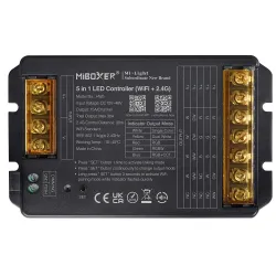 Contrôleur multizones 3 en 1 RGB, RGBW, RGB + blanc variable 12A 12/24V
