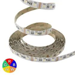 Ruban LED 12V 5050 RGB + blanc variable