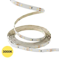 Ruban LED 12V 3528 - Blanc chaud 3000K