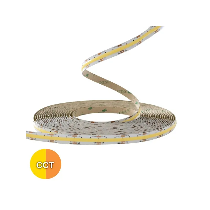 Ruban LED 24V blanc variable chaud-froid 10M