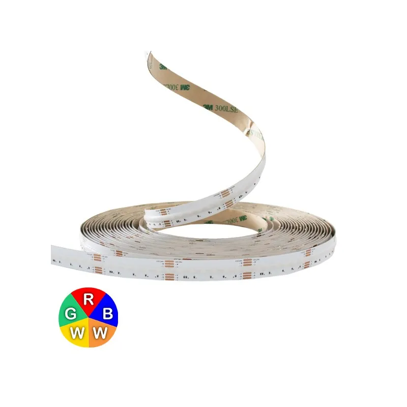 Ruban LED 12V 5050 RGB + blanc variable