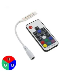 Contrôleur Télécommande RGB RF 12A 12/24V