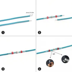 Manchon thermorétractable à souder