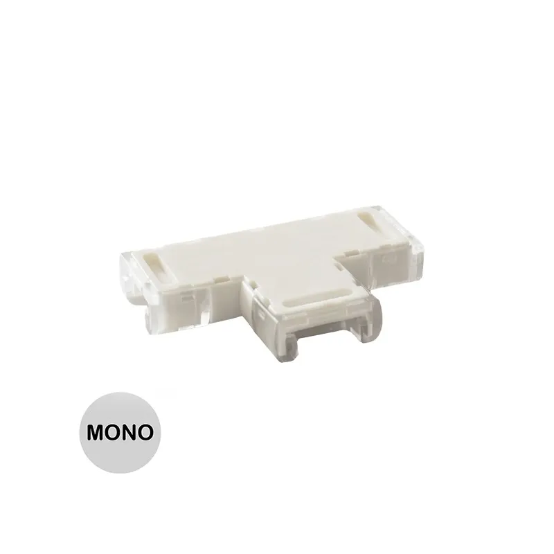 Connecteur monocouleur en T IP20 5A