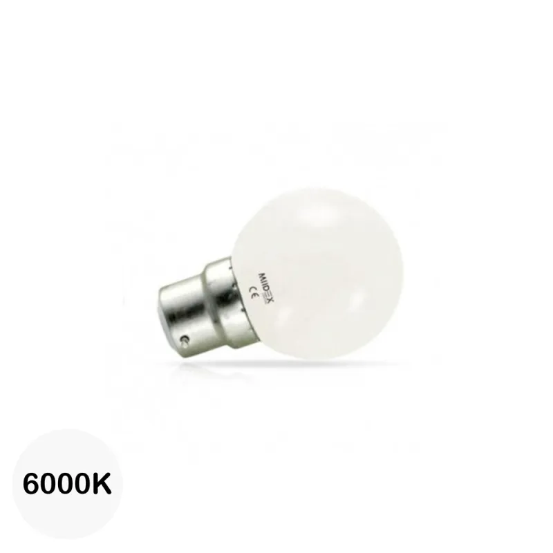 Ampoule LED B22 BLANC ROUGE VERT BLEU Ampoule LED B22 BLANC ROUGE VERT BLEU