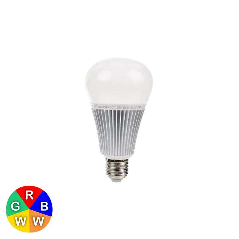 Ampoule LED RGBW + télécommande RF