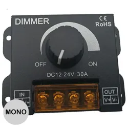 DIMMER 12/24V - variateur pour ruban monocouleur