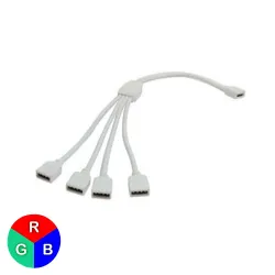 Connecteur 4 rubans RGB sur 1 contrôleur
