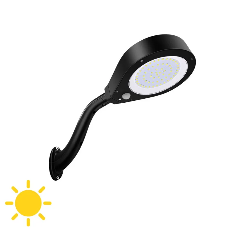Lampe LED solaire à fixer