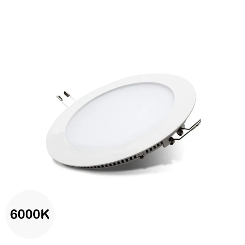 Panneau LED diamètre 300mm, puissance 24w, rond encastrable