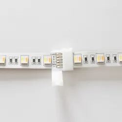 Connecteur droit RGB + blanc variable