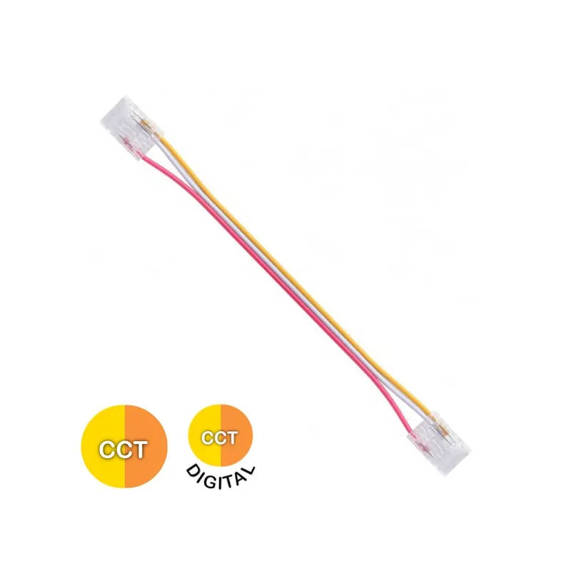 Connecteur ruban blanc variable IP20 d'angle 5A