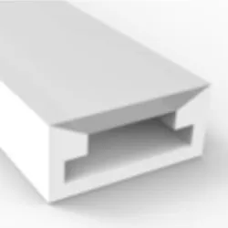 KIT 2 embouts pour gaine PVC plat flexible