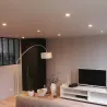 Support de spot encastrable et orientable GU10 intérieur