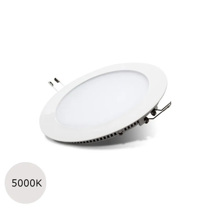Panneau LED diamètre 170mm, puissance 12W, rond encastrable