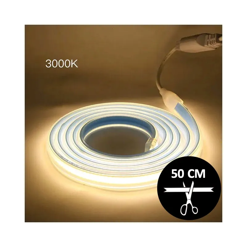 Ruban LED 230V COB sécable 50cm