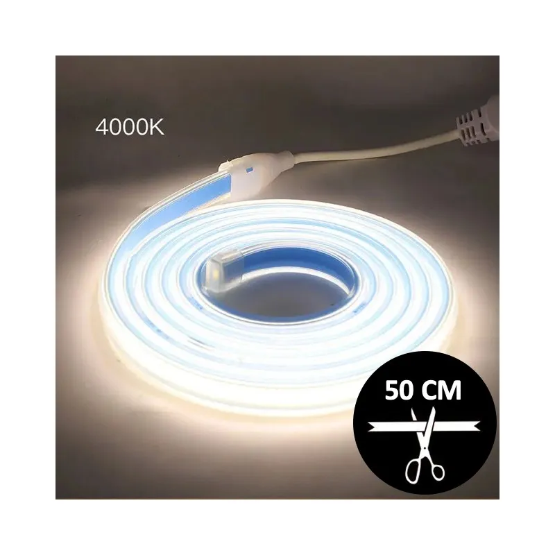 Ruban LED 230V COB sécable 50cm