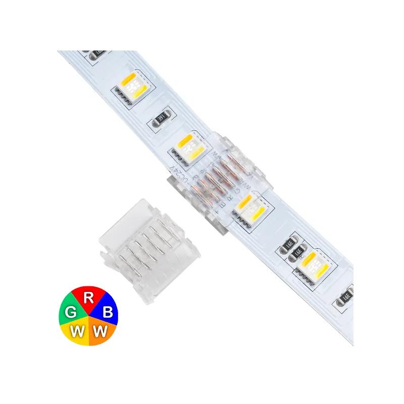 Connecteur droit RGB + blanc variable 5A