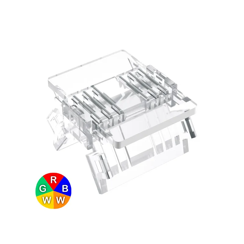 Connecteur droit RGB + blanc variable 5A