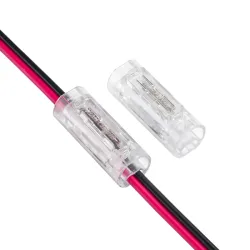 Mini connecteur électrique 2 fils vers 2 fils 12/24/48V 8A