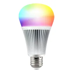 Ampoule LED E27 RGB+blanc variable 9W