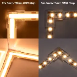 Connecteur COB ou SMD en L IP20 3.5A sans coupure de lumière