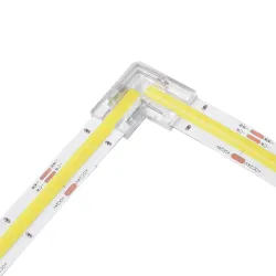 Connecteur blanc variable COB en L IP20 3.5A sans coupure de lumière