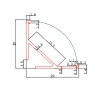 Profilé alu ANGLE 1m Taille L
