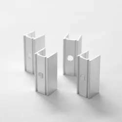 Profilé 2cm alu pour néons plats LED SF 6mm