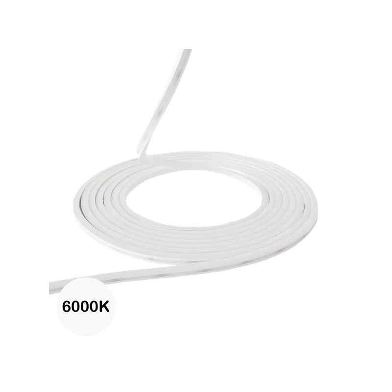 Néon flexible LED plat 24V 6x6mm 5 mètres