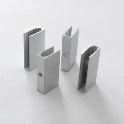 Profilé 2,5cm alu pour néons plats LED SF 4mm